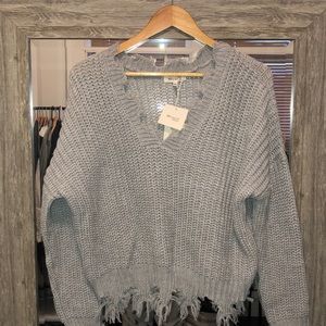 Crop sweater